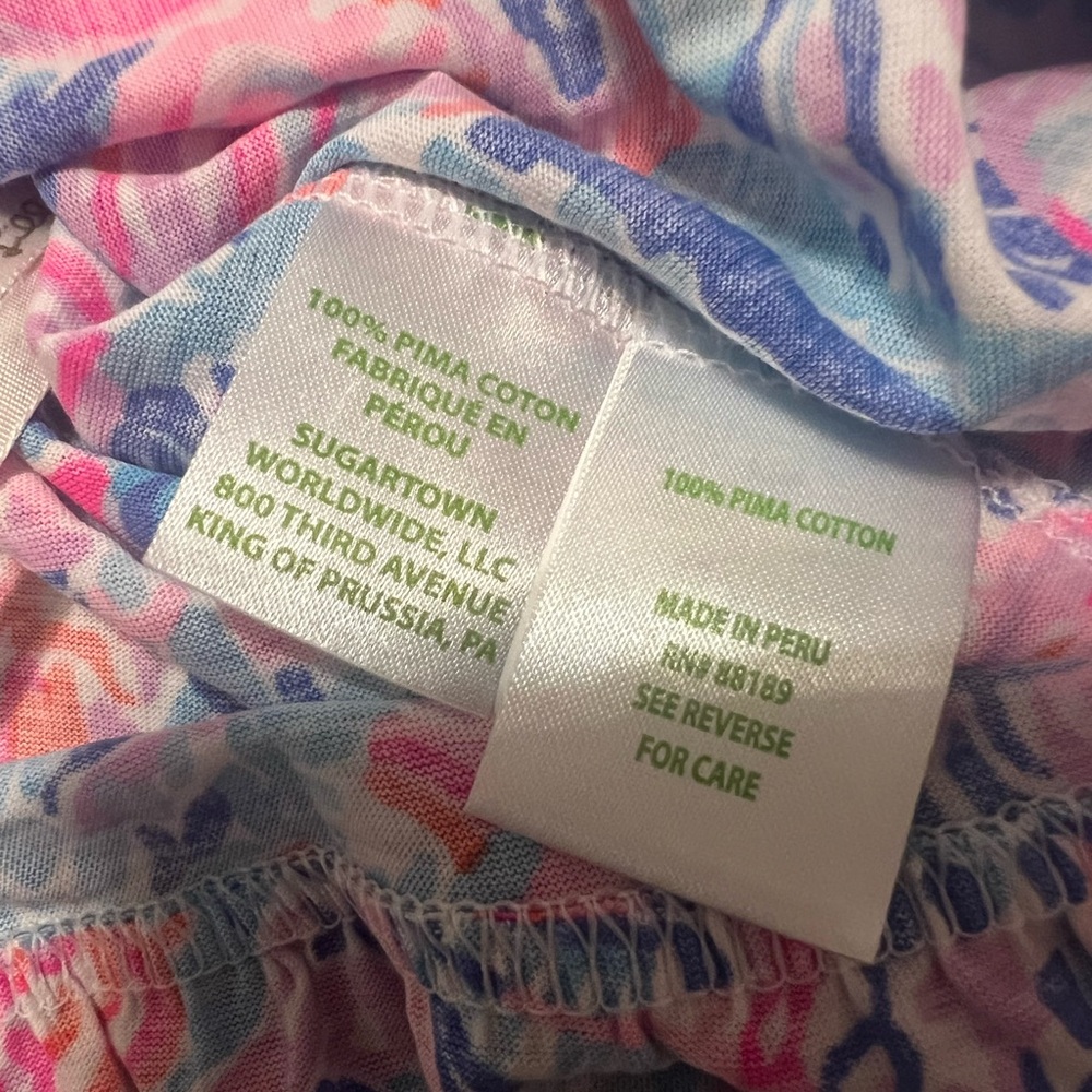Lilly Pulitzer Flounce Hem Loro Tank Top Size Small - Picture 7 of 8